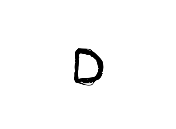Hand Drawn Chalk Effect Mono D Review