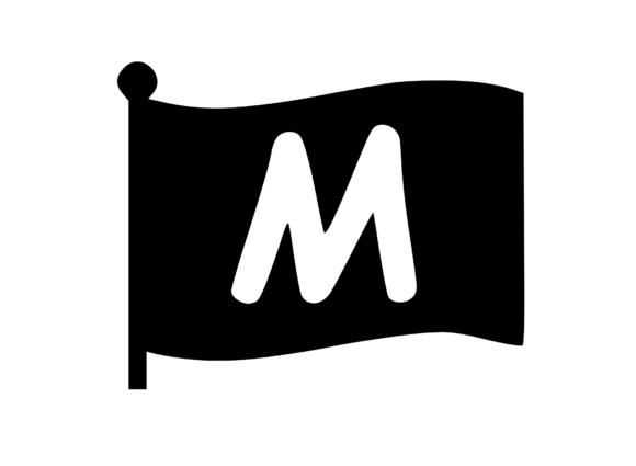 Waving Flag with Mono M: A Designer's Take on Embroidery Potential