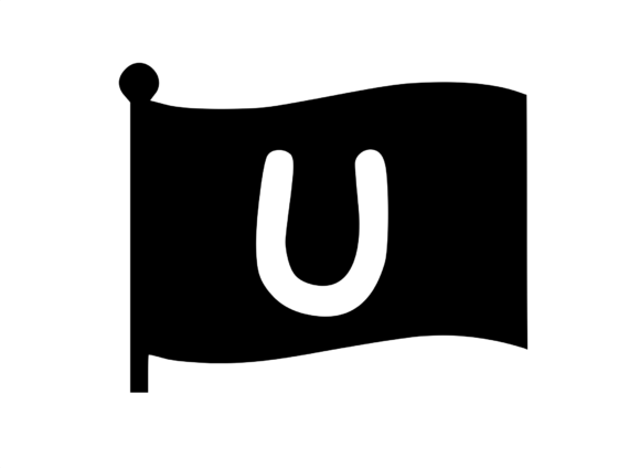Waving Flag with Mono U Embroidery Design Review